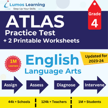 Preview of Online ATLAS Practice Tests + Worksheets, Grade 4 ELA - ATLAS Test Prep