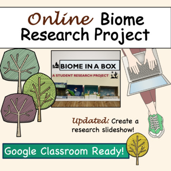 Preview of Online Biome Research Project for Science | Google Classroom