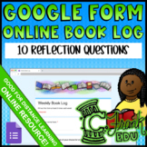 Online Book Log (Google Form - Distance Learning, Reading 