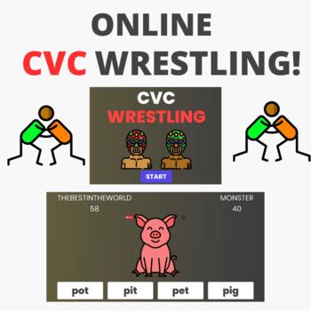 Preview of Online CVC Wrestling Game! | Perfect For Virtual Learning