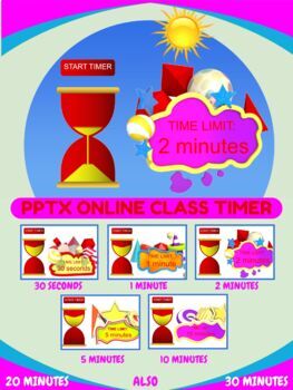 Class Timer Set (30 sec to 30 min) by ImpyInk | TPT