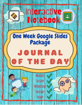 Preview of Online Classroom: One week of journals interactive notebook on P/P
