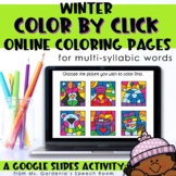 Online Coloring Pages for Winter: Weak Syllable Deletion, 
