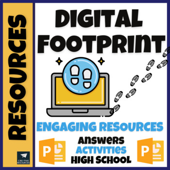 Preview of Online Digital Footprint Middle School