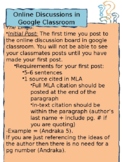 Online Discussion Forum Instructions: Google Classroom
