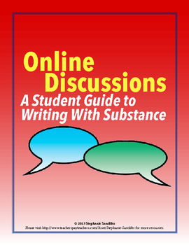 Preview of Online Discussions: Student Guide to Writing With Substance (Distance Learning)