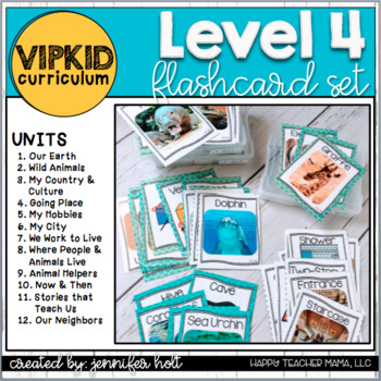 Preview of Online ESL | VIPKID Level 4 Props (NMC & MC) Flashcard Mega Pack!