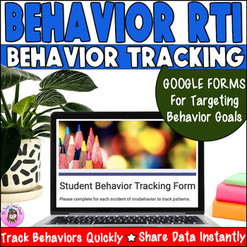 Preview of Online Electronic Behavior RTI/MTSS Student Behavior Tracking Form Google Form