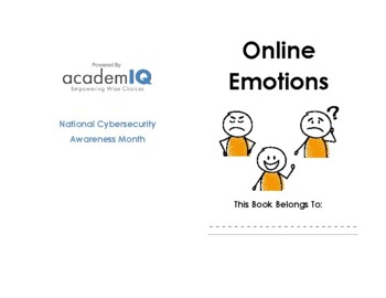 Preview of Online Emotions Book "Grades 1-2"