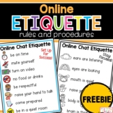 Online Etiquette Rules and Procedures, Zoom Lessons, Dista