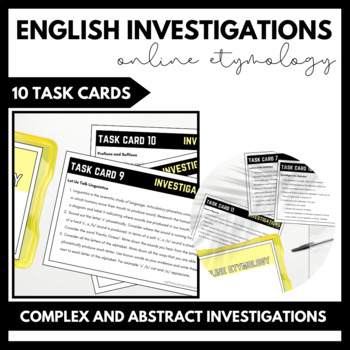 Preview of Online Etymology: English Investigations