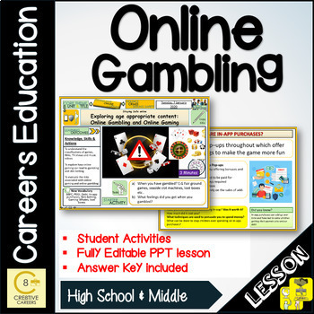 Preview of Online Gambling Addiction Online safety Lesson