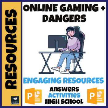 Online Gaming Dangers  Fun lessons, Fun online games, Teaching resources