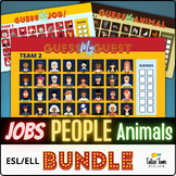 Online Guess Who Games: Jobs, People, and Animals: DO/BE, 