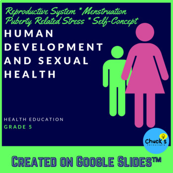 Preview of Online Health Human Development & Sexual Health for Gr. 5 on Google Slides™     