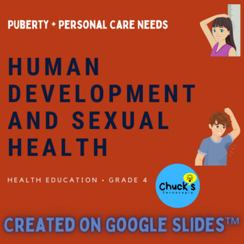 Preview of Online Health Human Development and Sexual Health for Grade 4 on Google Slides™