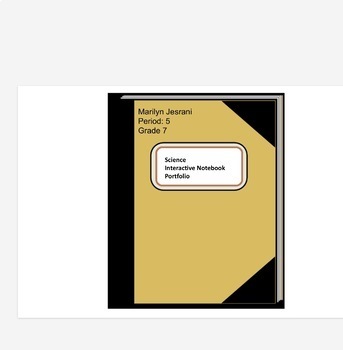 Preview of Digital Interactive Notebook and Portfolio (google file)