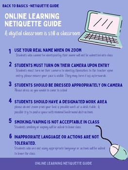 Preview of Online Learning Netiquette Guide