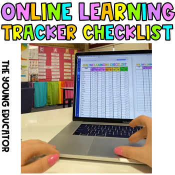 Preview of Online Learning Tracking Checklist Sheet - Distance Learning
