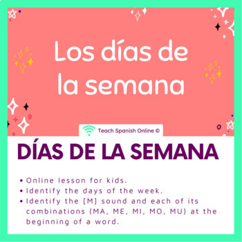 The Spanish Days of the Week  Beginner spanish lessons, Learning