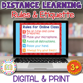 Online Meeting Distance Learning Virtual Rules (Gr 3+) Goo