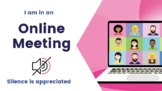Online Meeting Sign