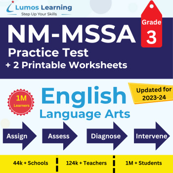 Preview of Online NM-MSSA Practice Tests + Worksheets, Grade 3 ELA - NM-MSSA Test Prep
