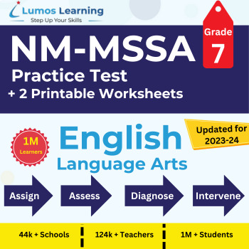 Preview of Online NM-MSSA Practice Tests + Worksheets, Grade 7 ELA - NM-MSSA Test Prep