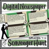 Online Newspaper Scavenger Hunt (Distance Learning)