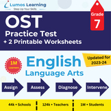 Online OST Practice Tests + Worksheets, Grade 7 ELA - OST 