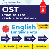 Online OST Practice Tests + Worksheets, Grade 8 ELA - OST 