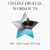 P.E. Workout Program all Online! 45 Days of Exercise, Vide