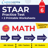 Online STAAR Practice test, Printable Worksheets, Grade 6 