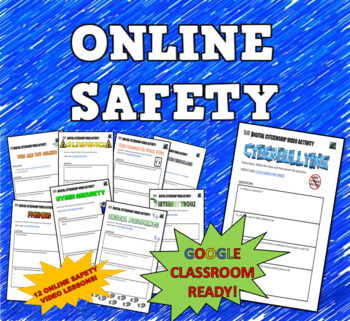 Preview of Online Safety, Cyber Bullying, Internet Safety and Digital Citizenship