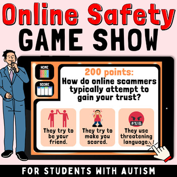 Preview of Online Safety Game for Teens with Autism: Scams, Cat-Fishes & Cyberbullying