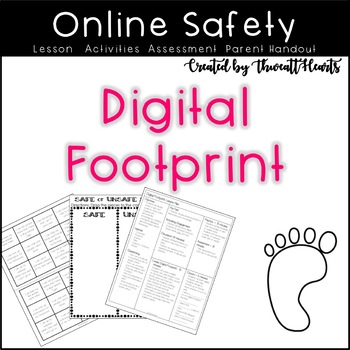 Preview of Online Safety Digital Footprint Lesson Plan