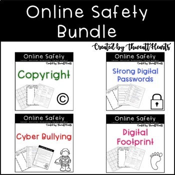Preview of Online Safety Lesson Plan Bundle