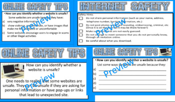 Preview of Online Safety - PE and Health Education Unit  PDF