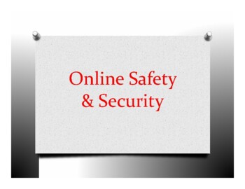 Preview of Online Safety &Security Presentation:10 Rules for Internet Safety& Security tips