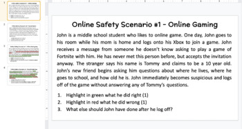 Preview of Online Safety Scenarios