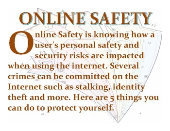 Preview of Online Safety Word Wall