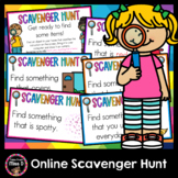 Online Scavenger Hunt - Distance Learning
