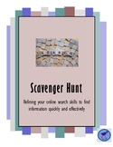 Online Scavenger Hunt PDF - Learning and Practising Resear