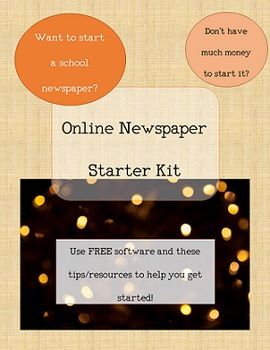 Preview of Online School Newspaper Starter Kit