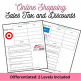 Online Shopping: Tax, Discount, Budgeting