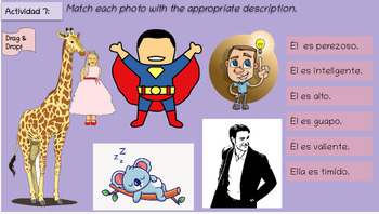 Preview of Spanish 1 Complete Curriculum - Interactive Google Slides Format