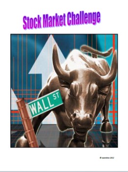 Preview of Online Stock Market Project: streamlined teacher instructions & student handouts
