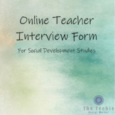 Online Teacher Interview for SDS