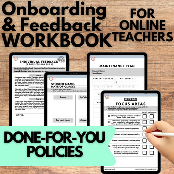 Preview of Policies, Pricing, & Processes for Online Teachers: All-in-one Workbook