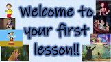 Online Trial Lesson for Young learners/students (PowerPoint)